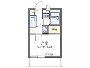 レオパレスシャルマンの物件間取画像